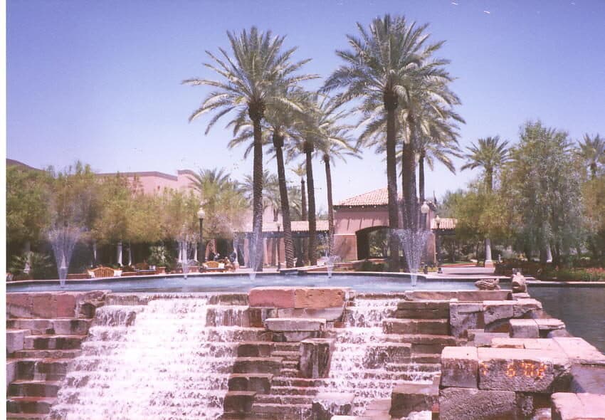 Fairmont Scottsdale Princess resort exterior in Scottsdale, Arizona.